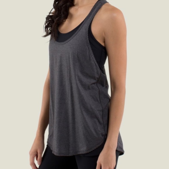 Lululemon 105 F Singlet in Heathered Dark Grey - Picture 2 of 9